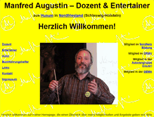 Tablet Screenshot of manfredaugustin.de